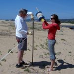 Setting up the electric fence