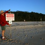 Erecting signage